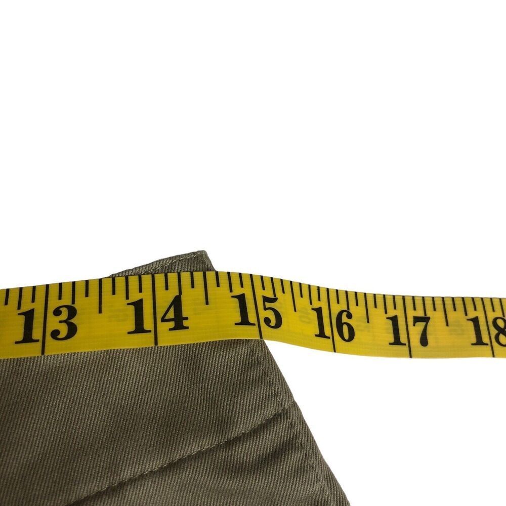 Vintage Ralph‎ Lauren Shorts Womens 4 Brown Bermuda Mid Rise Button Fly Safari - Picture 14 of 14